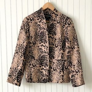 J. Crew Going-out Blazer in Leopard Print, Size 12